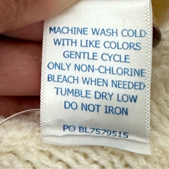 Vintage Woven Cardigan Sz L Quilted Knit Pearl Button Front Sweater Grannycore - Picture 13 of 14